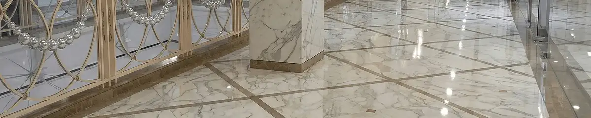 Beautiful marble floor professionally installed in San Antonio, TX